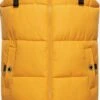 Navahoo Vestes Sans Manches Gilet Femme Jaune -Navahoo Soldes Magasin 436b10f7456180e6e147dc6387ce2372