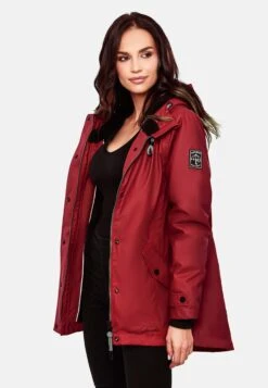 Navahoo Vestes Dhiver Veste D’hiver Lindraa Femme Rouge Foncé -Navahoo Soldes Magasin 44e4c91e1163244c930de18bbf57d1d2
