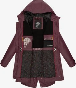 Navahoo Manteaux De Pluie Manteau Fonctionnel Rainy Flower Femme Bourgogne -Navahoo Soldes Magasin 4622683a982c53dba1cbe31962b516d0