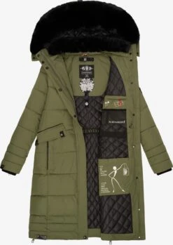 Navahoo Manteaux Dhiver Manteau D’hiver Fahmiyaa Femme Kaki -Navahoo Soldes Magasin 46388dc803519f793ecd29eb898681cc