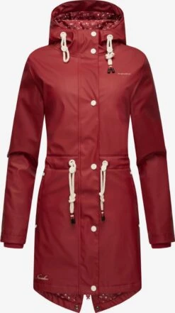 Navahoo Vestes Dextérieur Veste Fonctionnelle Flower Of Ocean Femme Rouge Sang