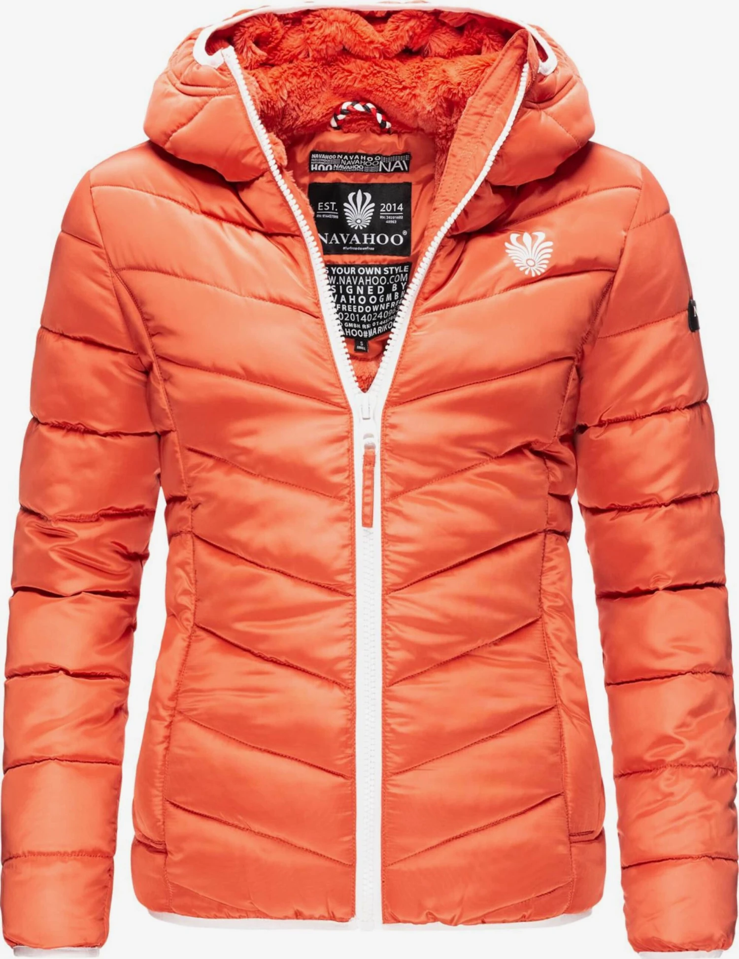 Navahoo Vestes De Mi-saison Veste Mi-saison Elva Femme Orange 3 Navahoo Vestes De Mi-saison Veste Mi-saison Elva Femme Orange