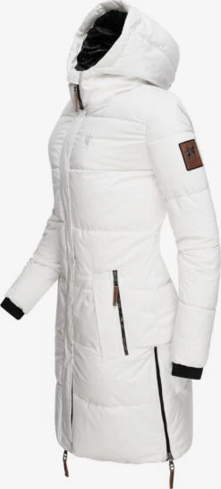 Navahoo Manteaux Dhiver Manteau D’hiver Halina Femme Blanc -Navahoo Soldes Magasin 47fb4284cf2c41e2502a99e34a79a9b7