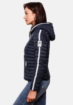 Navahoo Vestes De Mi-saison Veste Mi-saison Femme Bleu Marine -Navahoo Soldes Magasin 48bbfa4f5cb896e458924903a90fb716