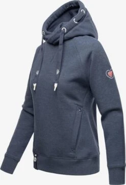 Navahoo Sweats à Capuche Sweat-shirt Liebesmäuschen Femme Bleu-gris -Navahoo Soldes Magasin 4a2c11cb79cef12cc306a12365d6ff95