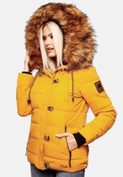 Navahoo Vestes Dhiver Veste D’hiver Zoja Femme Jaune -Navahoo Soldes Magasin 4a6b6a27b1a135fe48d584499fa9aaf6