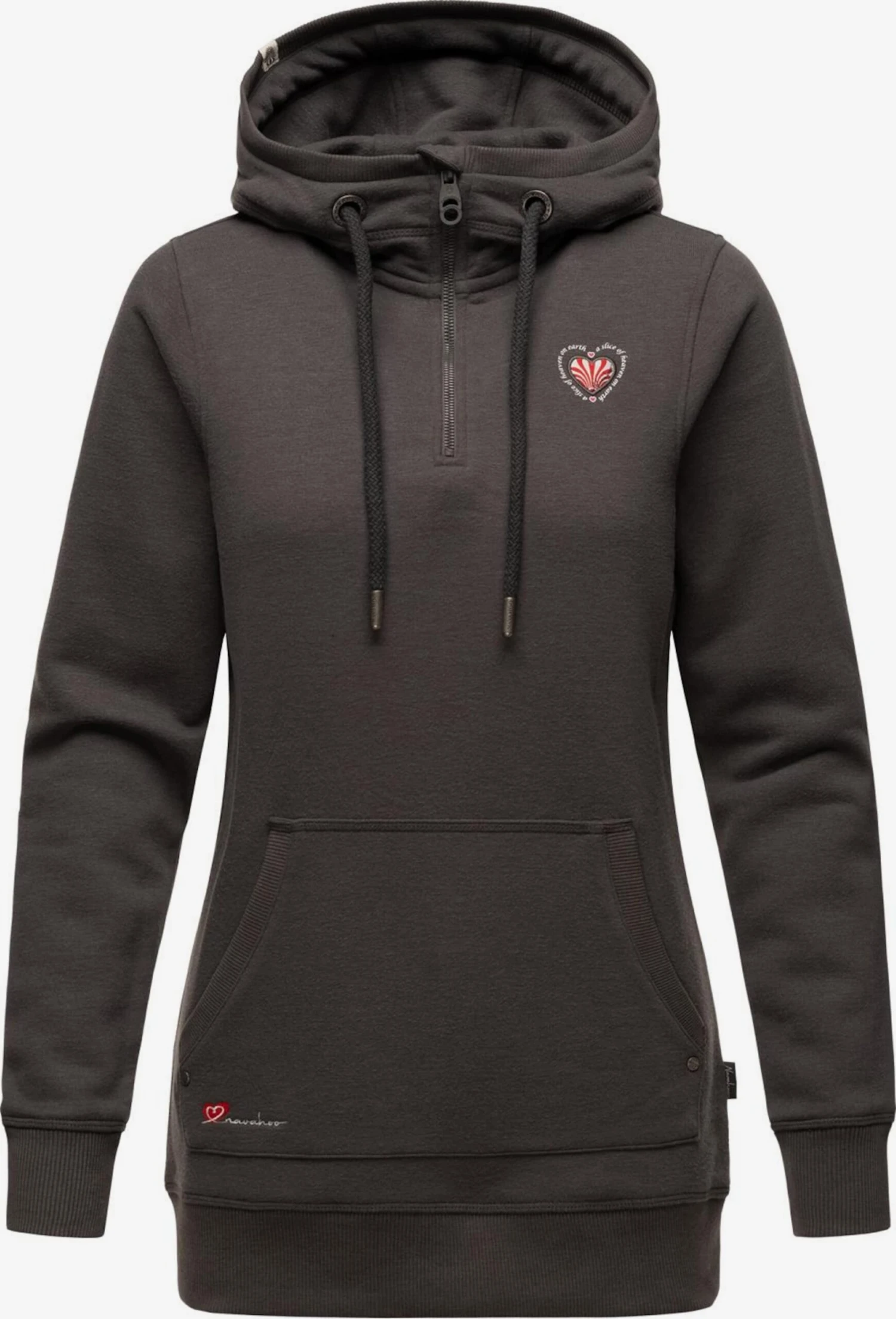 Navahoo Sweats à Capuche Sweat-shirt Zauberelfe Femme Gris Foncé 3 Navahoo Sweats à Capuche Sweat-shirt Zauberelfe Femme Gris Foncé