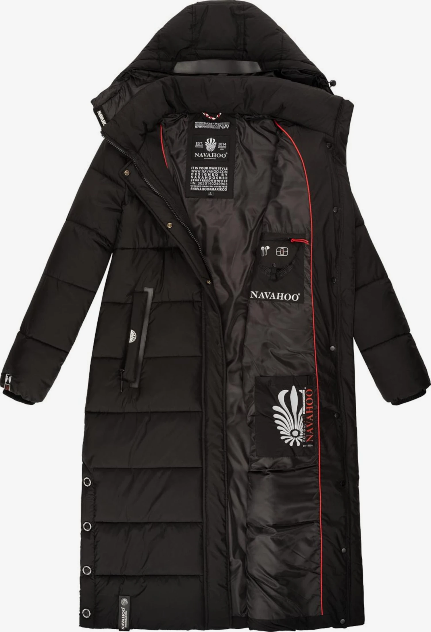 Navahoo Manteaux De Pluie Manteau Fonctionnel Femme Noir 6 Navahoo Manteaux De Pluie Manteau Fonctionnel Femme Noir â Image 4