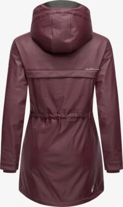 Navahoo Manteaux De Pluie Manteau Mi-saison Rainy Forest Femme Bordeaux -Navahoo Soldes Magasin 4e3ce6918a05513f8405c146351a2341