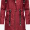 Navahoo Parkas Parka Mi-saison Josinaa Femme Rouge Foncé -Navahoo Soldes Magasin 4ec05efb52b24f4224d35b2bf33b523a