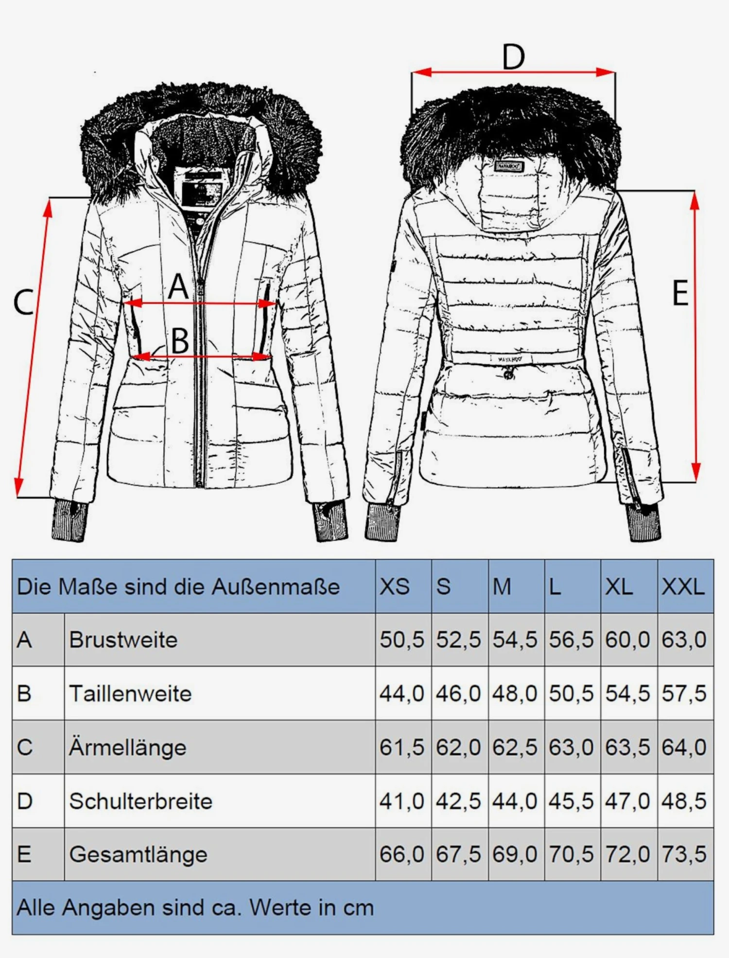 Navahoo Vestes Dhiver Veste D’hiver Adele Femme Blanc 6 Navahoo Vestes Dhiver Veste D’hiver Adele Femme Blanc – Image 4