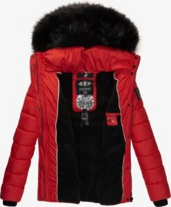 Navahoo Vestes Dhiver Veste D’hiver Zuckerbiene Femme Rouge Vif -Navahoo Soldes Magasin 5243fccaa3766f5c7c7415303bb353ee