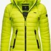 Navahoo Vestes De Mi-saison Veste Mi-saison Lulana Femme Vert Fluo -Navahoo Soldes Magasin 540a6fe91d45935c84f3eeca4a8a498c