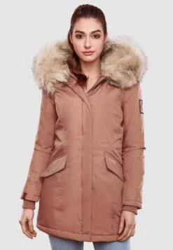 Navahoo Parkas Parka D’hiver Cristal Femme Rose Foncé -Navahoo Soldes Magasin 56bd34fc39c7d046439f8f8136598843