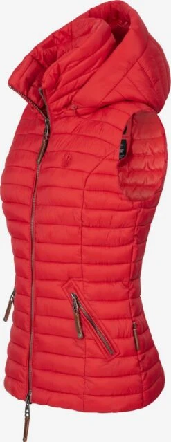 Navahoo Vestes Sans Manches Gilet Shadaa Femme Rouge -Navahoo Soldes Magasin 56d7e1b4374065e72eb0735979af8a67