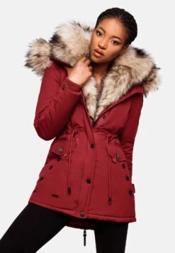 Navahoo Parkas Parka D’hiver Sweety Femme Rouge -Navahoo Soldes Magasin 56dc343f6e1382e5099bdeebfb7d72f8