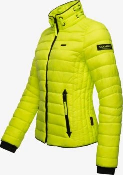 Navahoo Vestes De Mi-saison Veste Mi-saison Lulana Femme Vert Fluo -Navahoo Soldes Magasin 578362f90675bf69587e4396cd7d2c9f