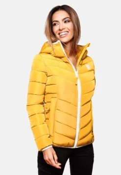 Navahoo Vestes De Mi-saison Veste Mi-saison Elva Femme Jaune -Navahoo Soldes Magasin 5edcc1b95101f0e09bd26d5881fb580f