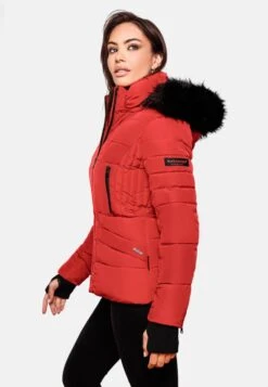 Navahoo Vestes Dhiver Veste D’hiver Adele Femme Rouge -Navahoo Soldes Magasin 600895c9d7f476d472ba27f57f9fd055
