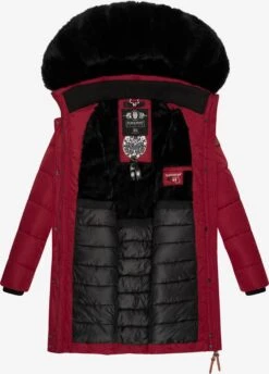 Navahoo Manteaux Dhiver Manteau D’hiver Paula Femme Rouge -Navahoo Soldes Magasin 60308dbdc0416c9648fbfcb328e751f4