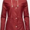 Navahoo Manteaux De Pluie Manteau Mi-saison Rainy Forest Femme Rouge -Navahoo Soldes Magasin 60808bf7bb93a6f1ce39543a76816233