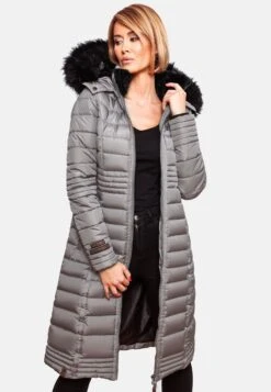 Navahoo Manteaux Dhiver Manteau D’hiver Umay Femme Gris -Navahoo Soldes Magasin 62e34e75384dfe116b878aec75f3f098