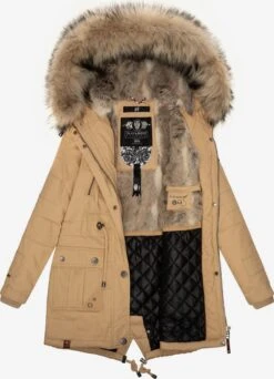 Navahoo Parkas Parka D’hiver Honigfee Femme Beige Clair -Navahoo Soldes Magasin 63eab1ae531ed387b274783e25d9cbc6
