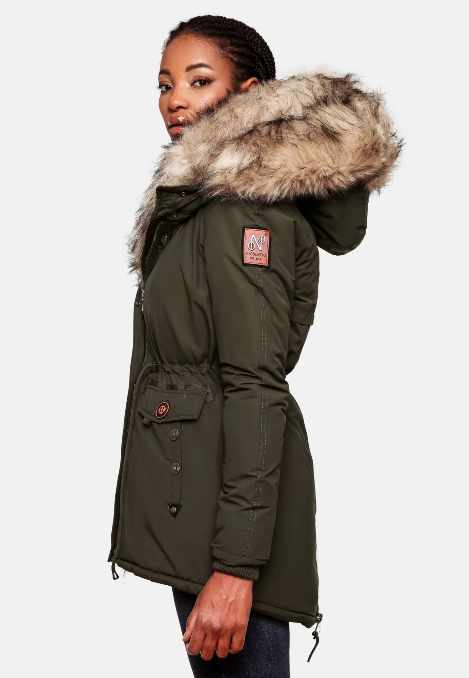 Navahoo Parkas Parka D’hiver Sweety Femme Olive 9 Navahoo Parkas Parka D’hiver Sweety Femme Olive – Image 7