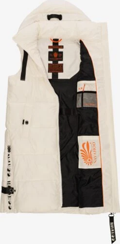 Navahoo Vestes Sans Manches Gilet Femme Blanc -Navahoo Soldes Magasin 6444730eaae7cb87b55bb5666ead1b95