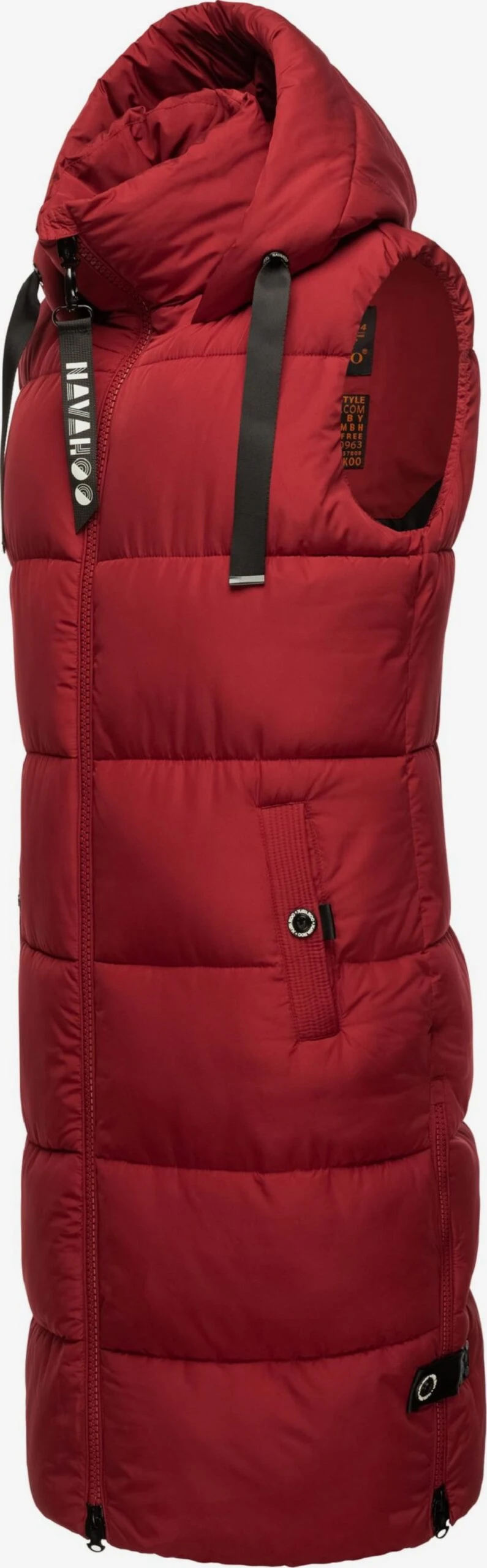 Navahoo Vestes Sans Manches Gilet Schnuffelchen Femme Rouge Sang 4 Navahoo Vestes Sans Manches Gilet Schnuffelchen Femme Rouge Sang â Image 2