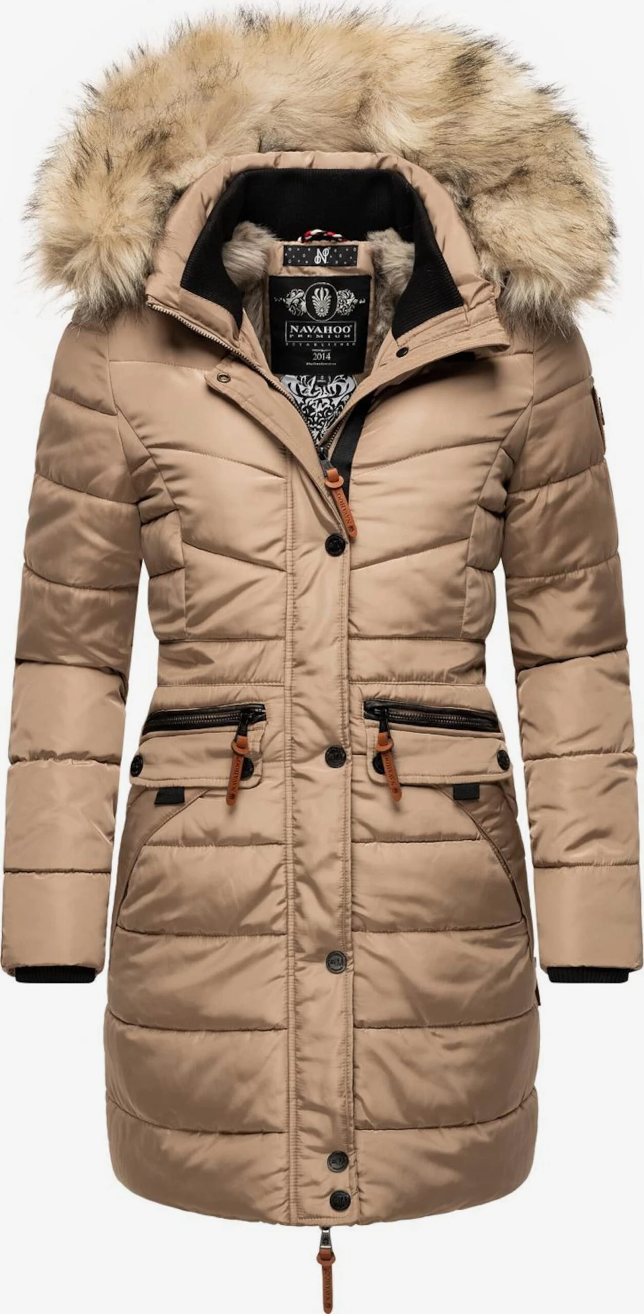 Navahoo Manteaux Dhiver Manteau D’hiver Paula Femme Noisette 3 Navahoo Manteaux Dhiver Manteau D’hiver Paula Femme Noisette