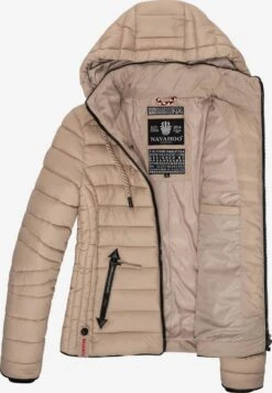 Navahoo Vestes De Mi-saison Veste Mi-saison Lulana Femme Taupe -Navahoo Soldes Magasin 69bc54ae54ebe1f6906b003296d91701