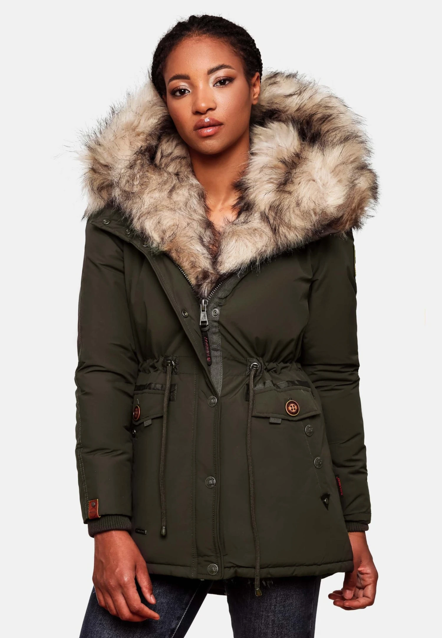 Navahoo Parkas Parka D’hiver Sweety Femme Olive 8 Navahoo Parkas Parka D’hiver Sweety Femme Olive – Image 6