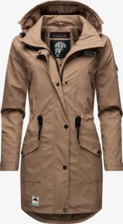 Navahoo Manteaux De Pluie Manteau Mi-saison Deike Femme Beige Clair