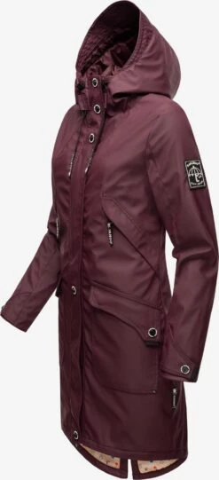Navahoo Manteaux De Pluie Manteau Mi-saison Femme Bordeaux -Navahoo Soldes Magasin 6e9b500f35a0830da5af2c7f503ae89c