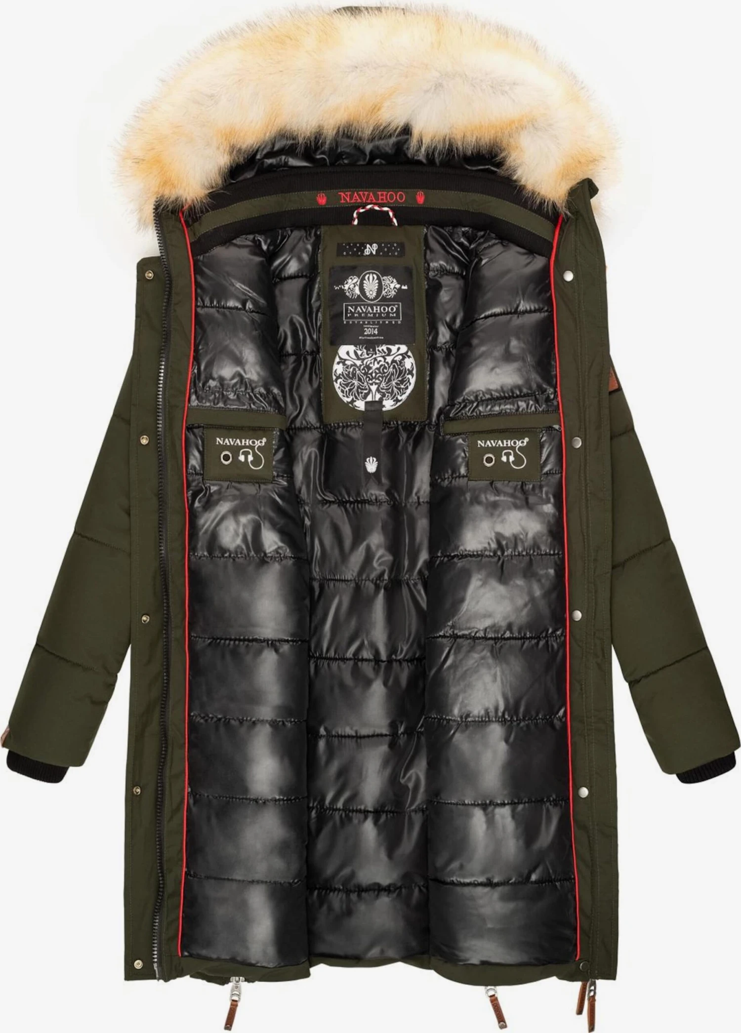 Navahoo Manteaux Dhiver Manteau D’hiver Halina Femme Olive 7 Navahoo Manteaux Dhiver Manteau D’hiver Halina Femme Olive – Image 5