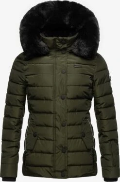 Navahoo Vestes Dhiver Veste D’hiver Milianaa Femme Kaki -Navahoo Soldes Magasin 70489985bce31be4639b2a9f00afbe4a