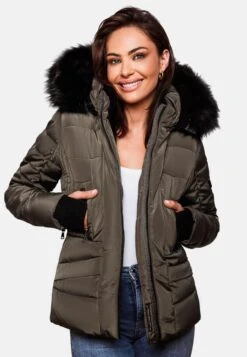 Navahoo Vestes Dhiver Veste D’hiver Adele Femme Taupe -Navahoo Soldes Magasin 726eddd5d105b755850725f95f8bb1c4