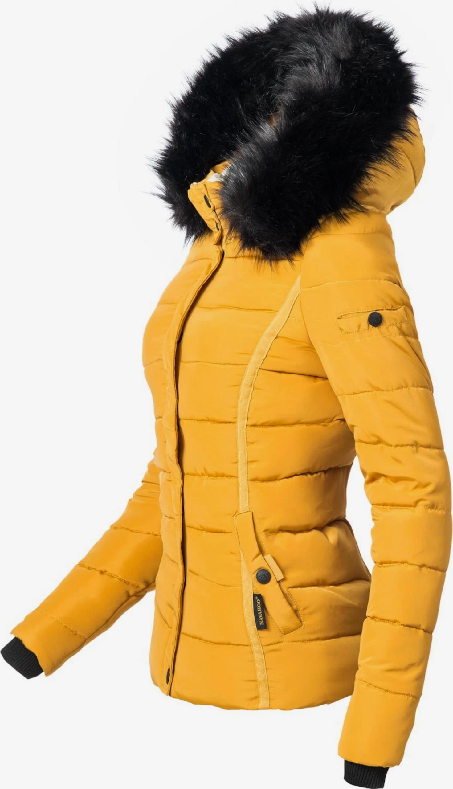 Navahoo Vestes Dhiver Veste D’hiver Miamor Femme Jaune Dor 4 Navahoo Vestes Dhiver Veste D’hiver Miamor Femme Jaune Dor – Image 2