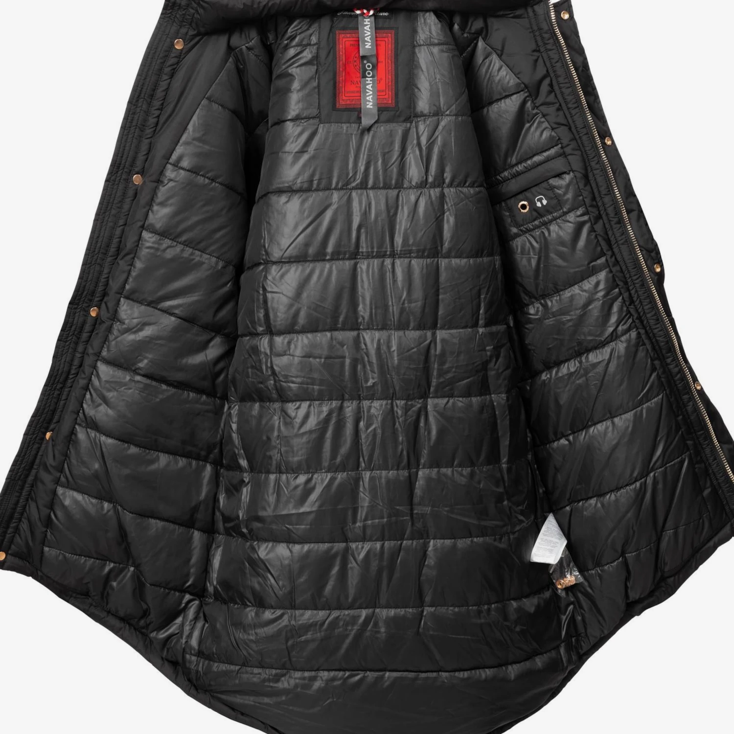 Navahoo Manteaux Dhiver Manteau D’hiver Papaya Femme Noir 7 Navahoo Manteaux Dhiver Manteau D’hiver Papaya Femme Noir – Image 5