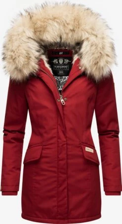Navahoo Parkas Parka D’hiver Cristal Femme Rouge Sang