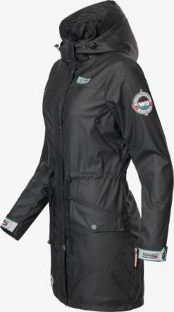 Navahoo Manteaux De Pluie Manteau Mi-saison Deike Femme Noir -Navahoo Soldes Magasin 73dbeeaf6eb9a0e3a0651ead1f77373d