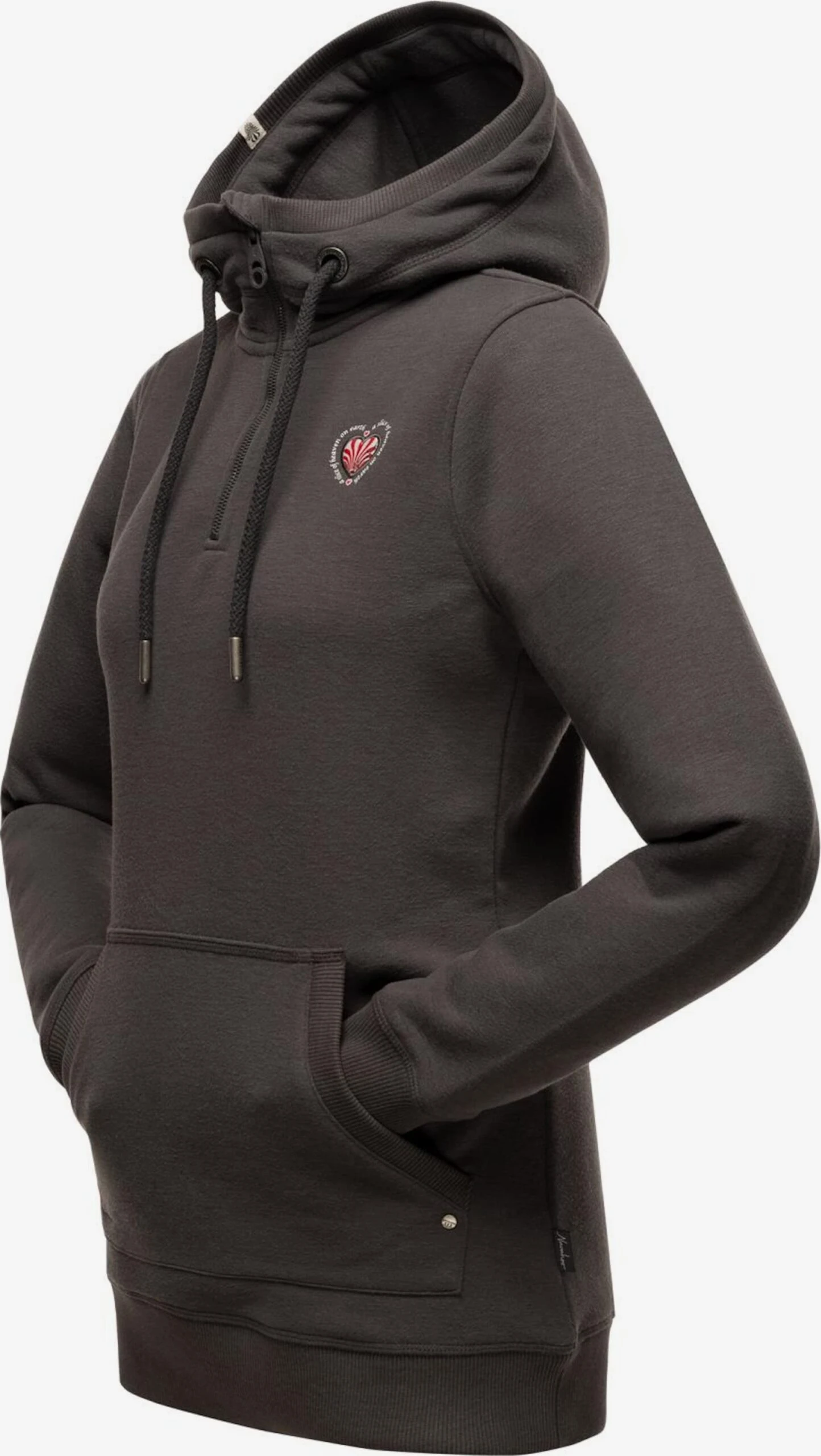 Navahoo Sweats à Capuche Sweat-shirt Zauberelfe Femme Gris Foncé 4 Navahoo Sweats à Capuche Sweat-shirt Zauberelfe Femme Gris Foncé – Image 2
