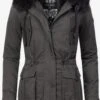 Navahoo Parkas Parka D’hiver Luluna Femme Gris Foncé -Navahoo Soldes Magasin 7661359173b7a01d7b30efcadef9fadb