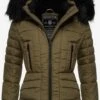 Navahoo Vestes Dhiver Veste D’hiver Adele Femme Olive -Navahoo Soldes Magasin 76cf30e163a861511bba6871a8199306