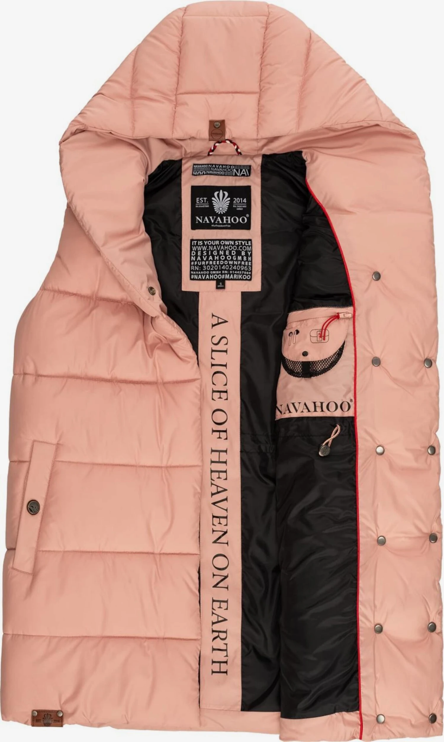 Navahoo Vestes Sans Manches Gilet Madilynaa Femme Rose 7 Navahoo Vestes Sans Manches Gilet Madilynaa Femme Rose â Image 5
