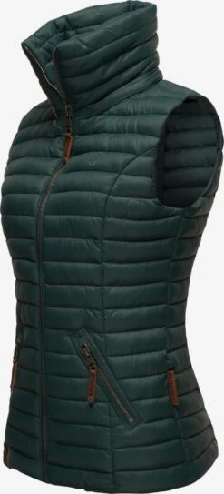 Navahoo Vestes Sans Manches Gilet Shadaa Femme Vert Foncé -Navahoo Soldes Magasin 7a21fb38e4f7c0b431d8521b8632207a