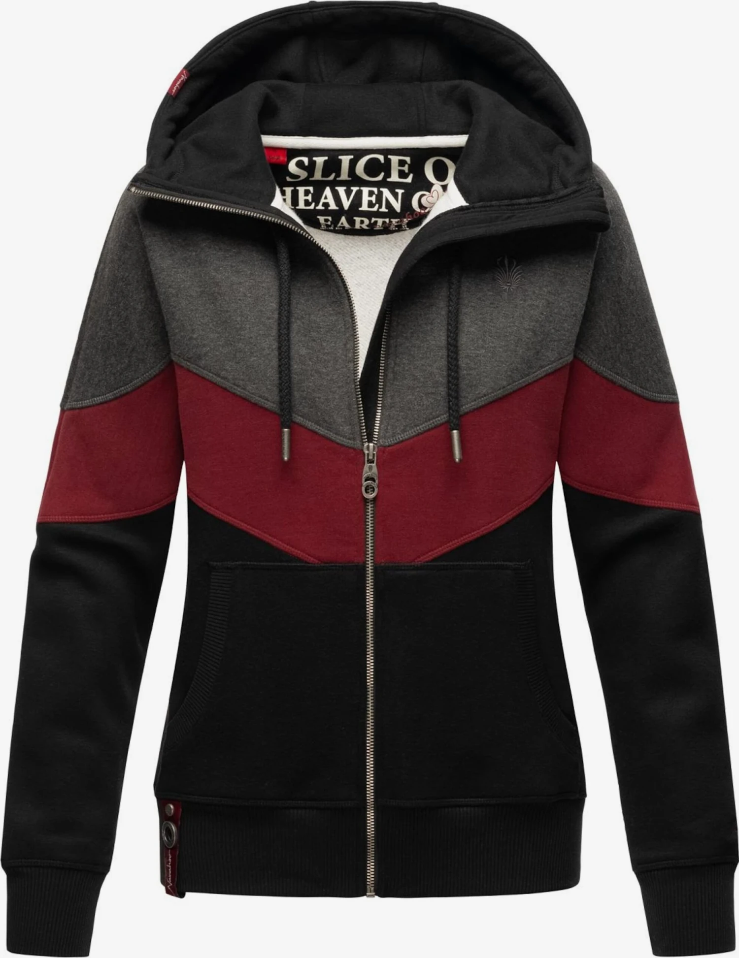 Navahoo Sweats Zippés Veste De Survêtement Honigperle Femme Noir 4 Navahoo Sweats Zippés Veste De Survêtement Honigperle Femme Noir – Image 2