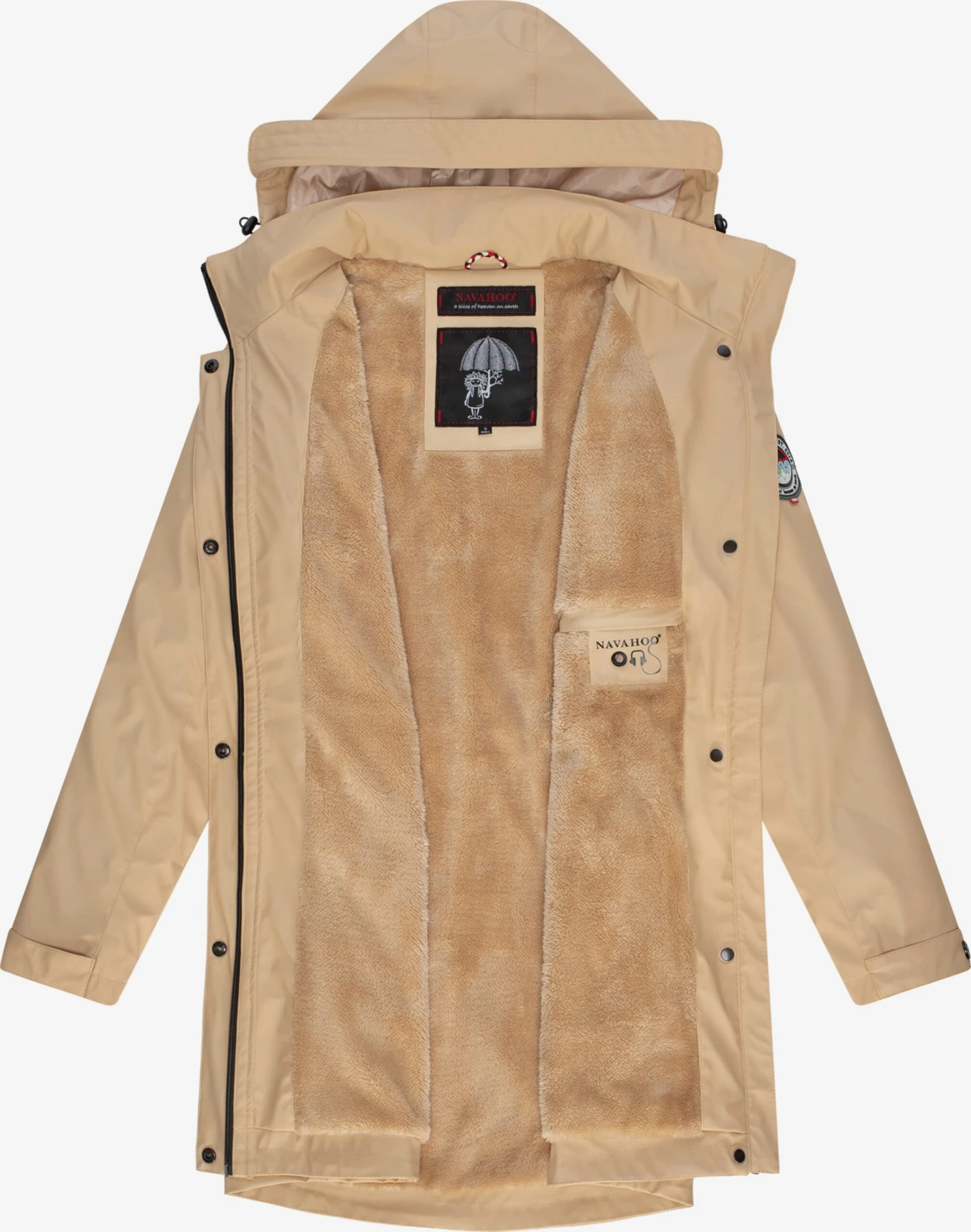 Navahoo Manteaux De Pluie Manteau Mi-saison Deike Femme Beige 6 Navahoo Manteaux De Pluie Manteau Mi-saison Deike Femme Beige – Image 4