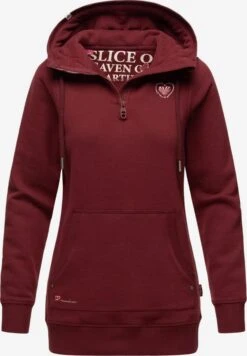 Navahoo Sweats à Capuche Sweat-shirt Zauberelfe Femme Bordeaux -Navahoo Soldes Magasin 82288d11982ebe1a54b5436ac3ced381